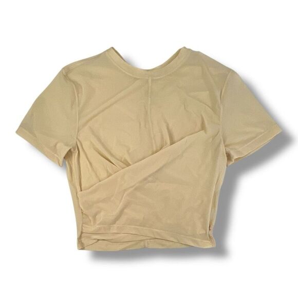Lululemon Sheer Lightweight Tan Top Size Small - Picture 1 of 5